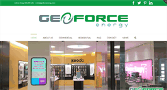 Desktop Screenshot of geoforceenergy.com